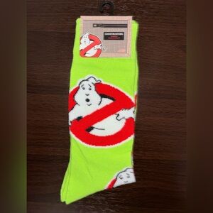 GHOSTBUSTERS NOVELTY CREW SOCKS NWT MEN’S SHOE SIZE 6-12